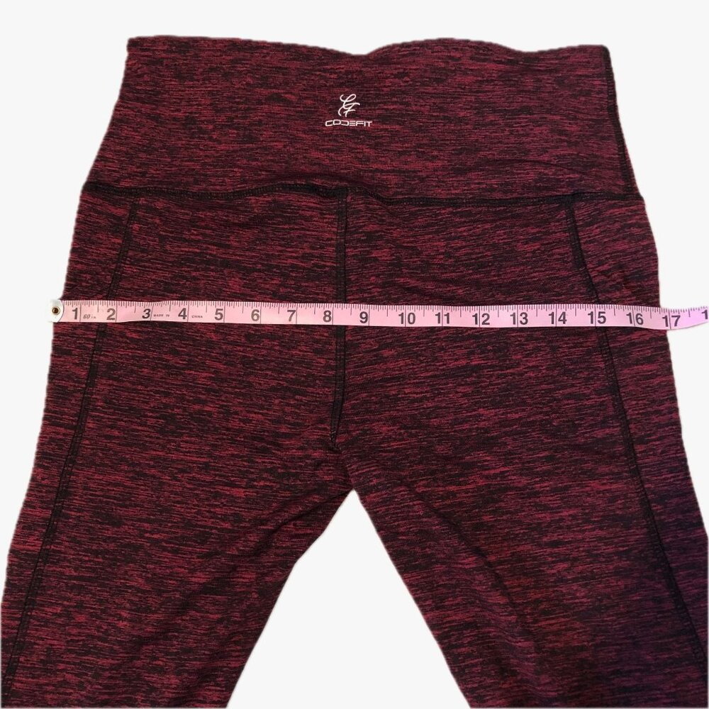Codefit Women Yoga Workout Capri Leggings 2 Pockets Size Large - Picture 9 of 15